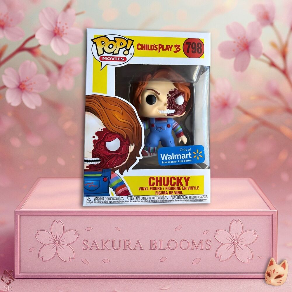 Funko Pop Movies Chucky #798 Child’s Play 3 Walmart Exclusive 2019 Horror Vinyl
